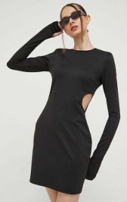 Sukienka mini HUGO  czarna 50494301