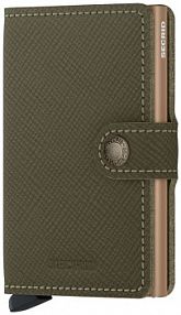 Portfel Secrid  zielony damski MSa.Olive