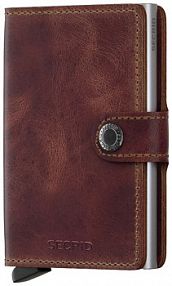 Portfel Secrid  brązowy damski MV.Brown