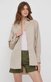 Koszula z długim rękawem MOS MOSH  beżowa 140010