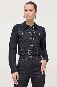 Kurtka jeansowe PATRIZIA PEPE  granatowa damska 8O0075.D046