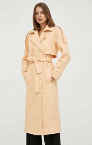 Płaszcz PATRIZIA PEPE  pomarańczowy damski 8O0079.A301