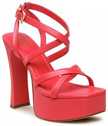 Sandały na obcasie MICHAEL Michael Kors różowe