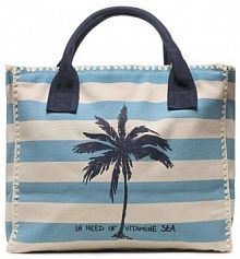 Torebka shopperka Banana Moon niebieska