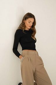 Longsleeve Saint Body  czarny damski SB.258