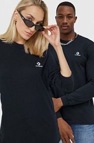 Longsleeve Converse  czarny damski 10023872.A02