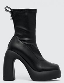 Botki na obcasie Karl Lagerfeld  czarne KL33750.F0X