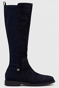 Kozaki Tommy Hilfiger  granatowe damskie FW0FW07476