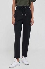 Spodnie eleganckie United Colors of Benetton  czarne damskie 4DI4DF00J.100