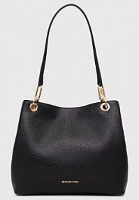 Torebka shopperka MICHAEL Michael Kors  czarna 30F3G8KT7L