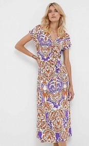 Sukienka maxi Sisley  multicolor 4H3NLV04D.61W