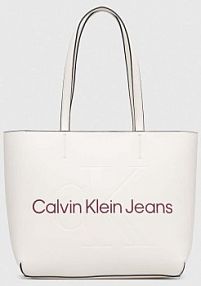 Torebka shopperka Calvin Klein Jeans  biała K60K610276