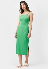 Sukienka maxi zielona 4F 4FSS23TDREF052-41N