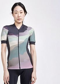 T-shirt Craft wielokolorowy damski 1910554-743007