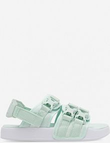 Sandały na obcasie Puma zielone jasne 369407-04