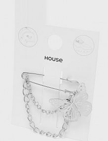 Broszka House srebrna 2327X-SLV