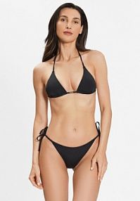 Strój kąpielowy Emporio Armani czarny Bikini