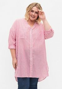 Sukienka Zizzi czerwona Koszulowa