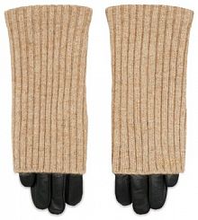 Rękawiczki skórzane Liu Jo czarne Damskie