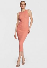 Sukienka dzianinowa Silvian Heach różowa 