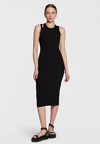 Sukienka dzianinowa Silvian Heach czarna 