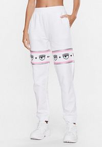 Spodnie dresowe Chiara Ferragni białe damskie 
