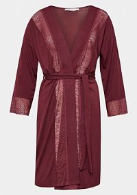 Szlafrok Femilet by Chantelle czerwony damski 