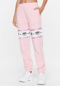Spodnie dresowe Chiara Ferragni różowe damskie 