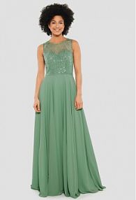 Sukienka wieczorowa Swing zielona 