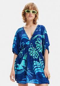 Sukienka letnia Desigual granatowa 