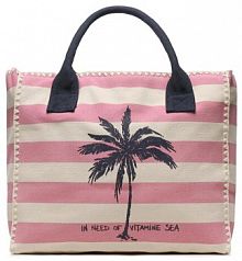 Torebka shopperka Banana Moon różowa 