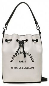 Worek KARL LAGERFELD biały Torebka