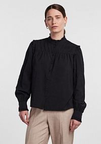 Koszula YAS czarna damska 26030892  Regular Fit