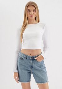 Bluzka Noisy May biała damska 