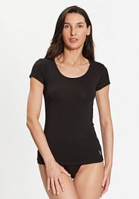 T-shirt U.S. Polo Assn. czarny damski 