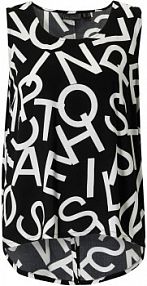 Bluzka bez rękawów, z lejącej wiskozy  damska Bonprix