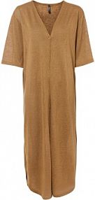 Długi kardigan w optyce lnu  Bonprix