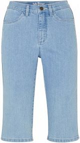 Bermudy dżinsowe ze stretchem  Bonprix