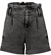 Szorty dżinsowe paperbag  Bonprix