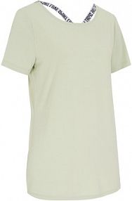 Długi shirt sportowy z wycięciem z tyłu  damski Bonprix