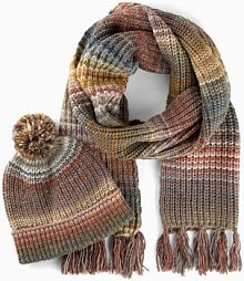 Szal + czapka (2 części)  damski Bonprix