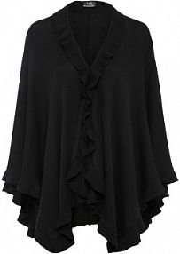 Poncho z domieszką kaszmiru  Bonprix