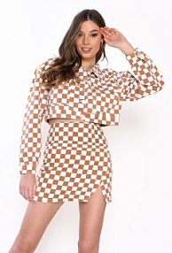 Sukienka Glamorous zielona wielokolorowa