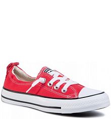 Półbuty sznurowane Converse czerwone damskie