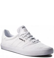 Półbuty sznurowane adidas białe damskie