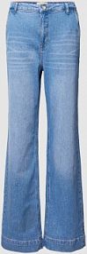 Jeansy z bocznymi wpuszczanymi kieszeniami Part Two niebieskie damskie EAN 30307881