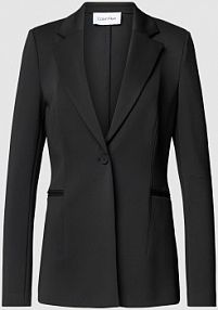 Żakiet z lamowanymi kieszeniami Calvin Klein Womenswear czarny EAN K20K206190