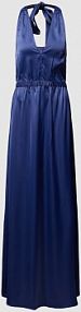 Długa sukienka z wiązaniem na szyi model ATHENA YAS granatowa EAN 26031524