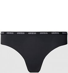 Stringi z elastycznym paskiem z logo model DARCEY BRAZILIAN Guess czarne EAN O3YE00KBS50