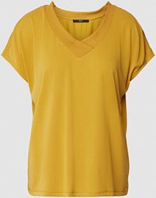 T-shirt z dekoltem w serek Zero pomarańczowy damski EAN 1079151866